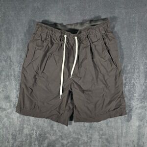 Everlane ReNew Nylon S Recycled Black Swim Trunks‎ Shorts Elastic Waist Mens